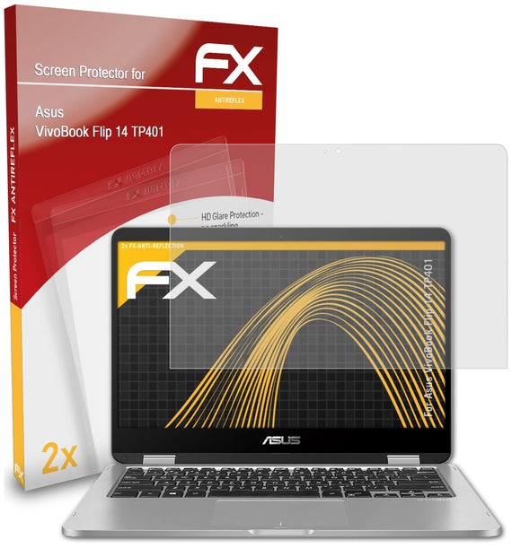 atFoliX FX-Antireflex Displayschutzfolie für Asus VivoBook Flip 14 (TP401)