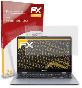 atFoliX FX-Antireflex Displayschutzfolie für Asus VivoBook Flip 15 (TP510UF)