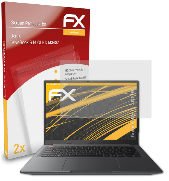 atFoliX FX-Antireflex Displayschutzfolie für Asus VivoBook S14 OLED (M3402)