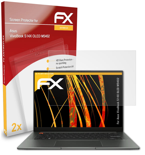 atFoliX FX-Antireflex Displayschutzfolie für Asus VivoBook S14X OLED (M5402)