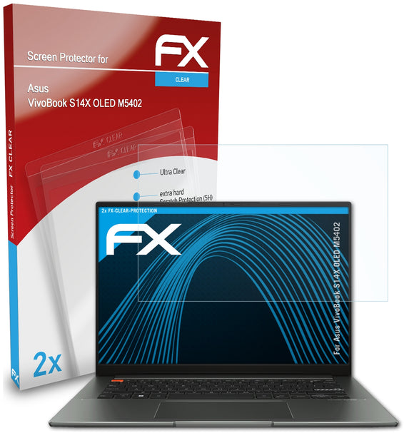 atFoliX FX-Clear Schutzfolie für Asus VivoBook S14X OLED (M5402)