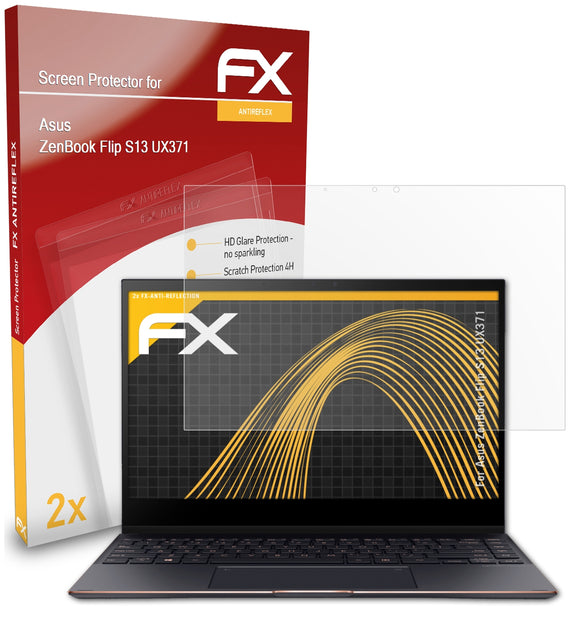 atFoliX FX-Antireflex Displayschutzfolie für Asus ZenBook Flip S13 (UX371)