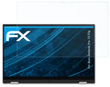 Schutzfolie atFoliX kompatibel mit Asus Zenbook Pro 15 Flip, ultraklare FX (2X)