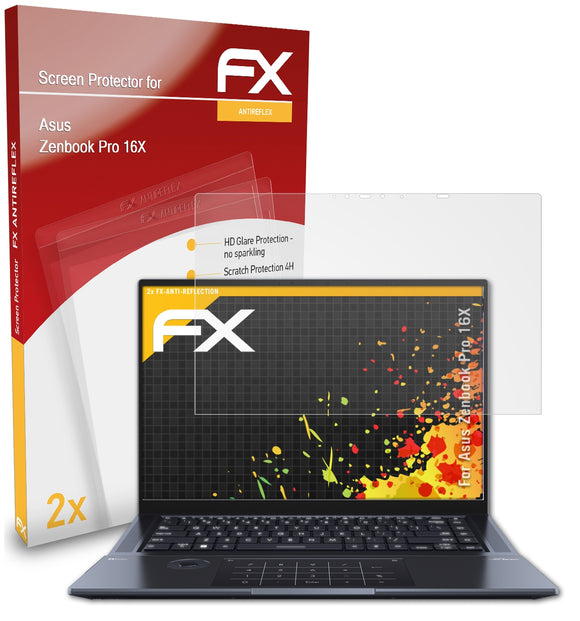 atFoliX FX-Antireflex Displayschutzfolie für Asus Zenbook Pro 16X