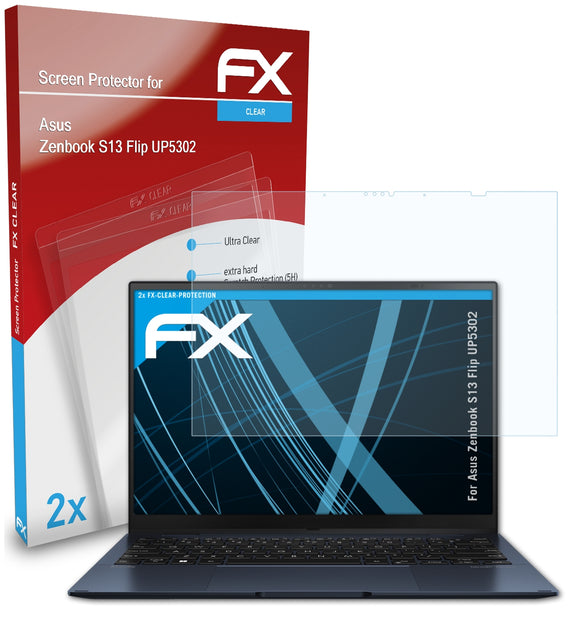 atFoliX FX-Clear Schutzfolie für Asus Zenbook S13 Flip (UP5302)