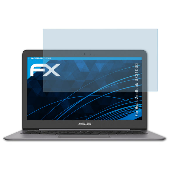 atFoliX FX-Clear Schutzfolie für Asus ZenBook (UX310UQ)