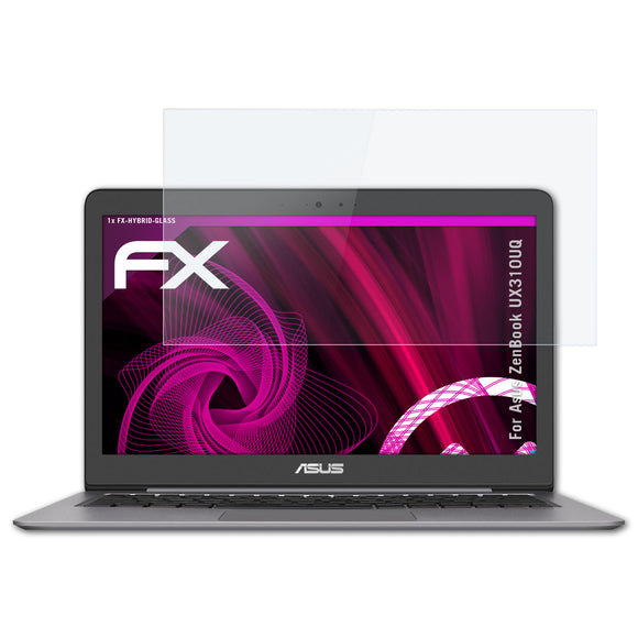 atFoliX FX-Hybrid-Glass Panzerglasfolie für Asus ZenBook (UX310UQ)