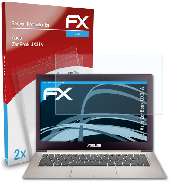 atFoliX FX-Clear Schutzfolie für Asus ZenBook UX31A