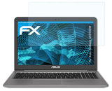 atFoliX Schutzfolie kompatibel mit Asus ZenBook UX510UW, ultraklare FX Folie (2X)