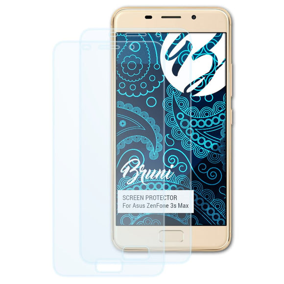 Bruni Basics-Clear Displayschutzfolie für Asus ZenFone 3s Max
