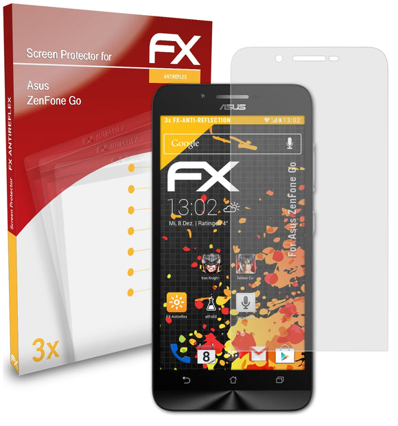 atFoliX FX-Antireflex Displayschutzfolie für Asus ZenFone Go