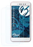 Schutzfolie Bruni kompatibel mit Asus ZenFone Live, glasklare (2X)
