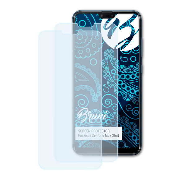 Bruni Basics-Clear Displayschutzfolie für Asus Zenfone Max Shot