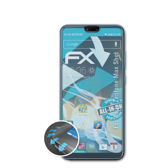 atFoliX FX-ActiFleX Displayschutzfolie für Asus Zenfone Max Shot