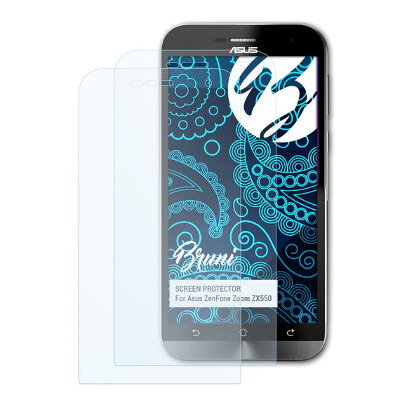 Bruni Basics-Clear Displayschutzfolie für Asus ZenFone Zoom (ZX550)