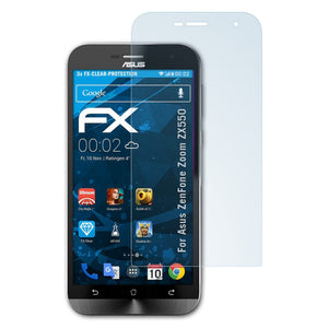atFoliX FX-Clear Schutzfolie für Asus ZenFone Zoom (ZX550)