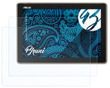 Schutzfolie Bruni kompatibel mit Asus ZenPad 10 Z301MFL, glasklare (2X)
