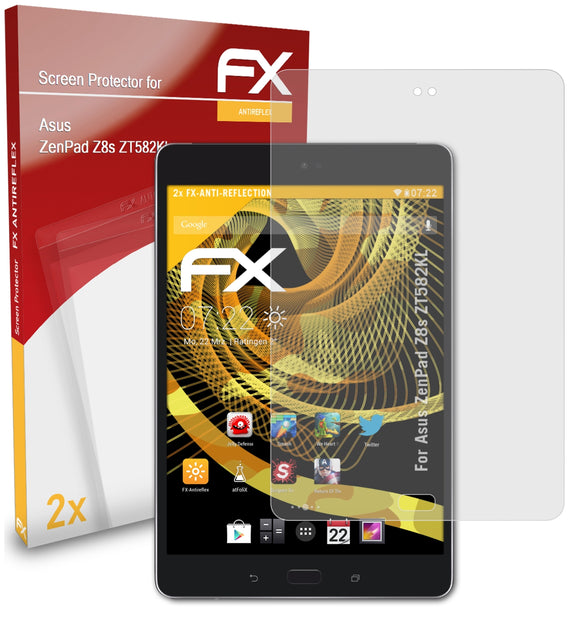 atFoliX FX-Antireflex Displayschutzfolie für Asus ZenPad Z8s (ZT582KL)