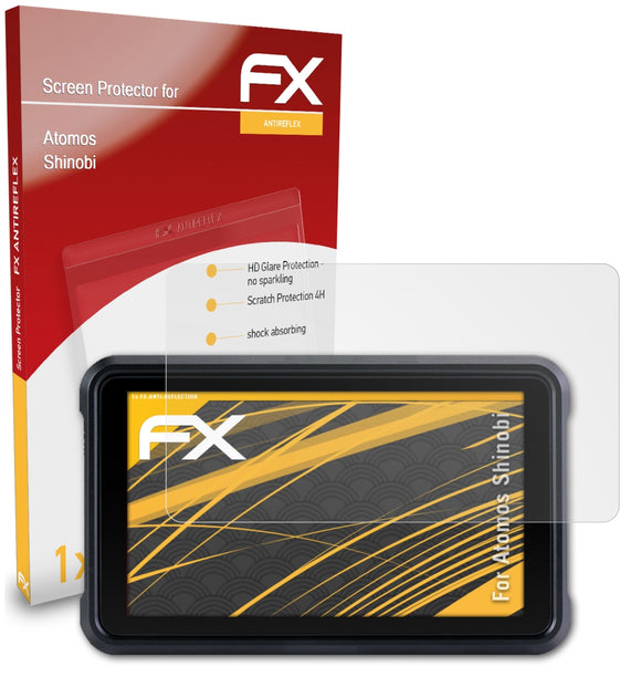 atFoliX FX-Antireflex Displayschutzfolie für Atomos Shinobi