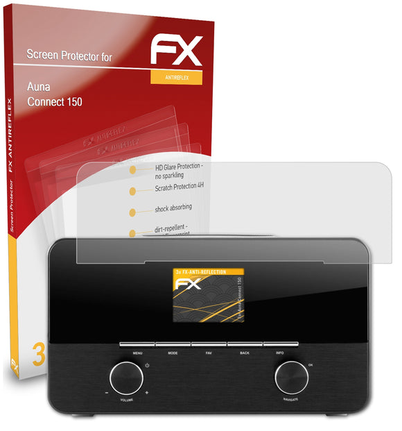atFoliX FX-Antireflex Displayschutzfolie für Auna Connect 150