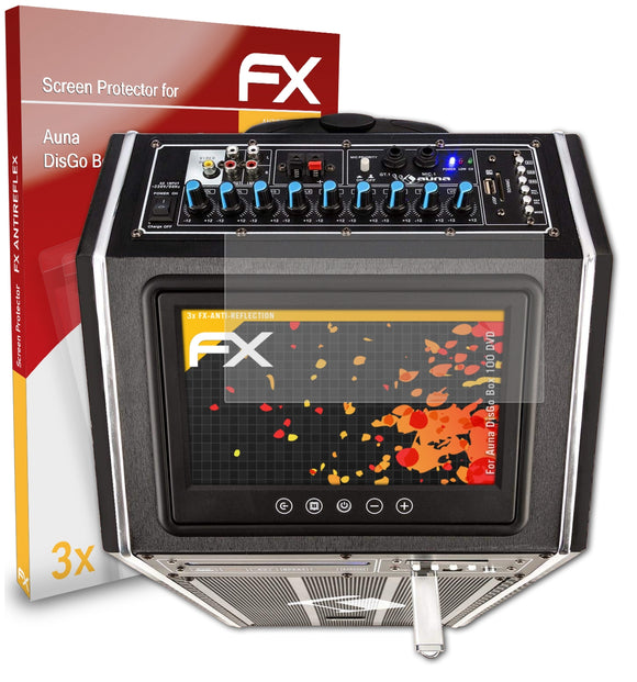 atFoliX FX-Antireflex Displayschutzfolie für Auna DisGo Box 100 DVD