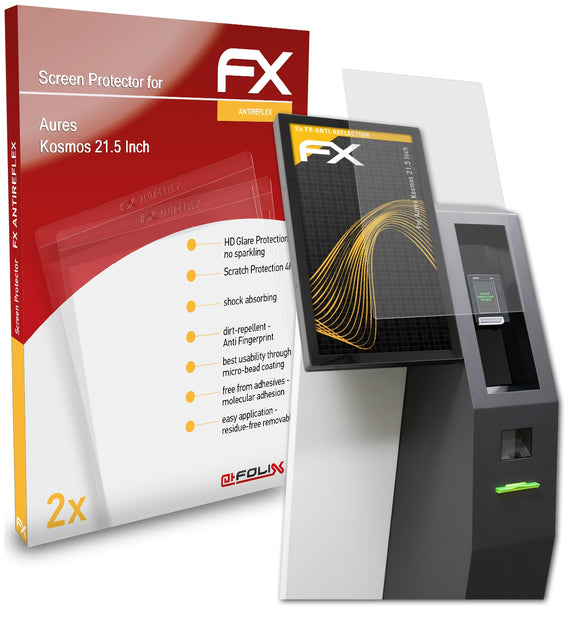 atFoliX FX-Antireflex Displayschutzfolie für Aures Kosmos (21.5 Inch)