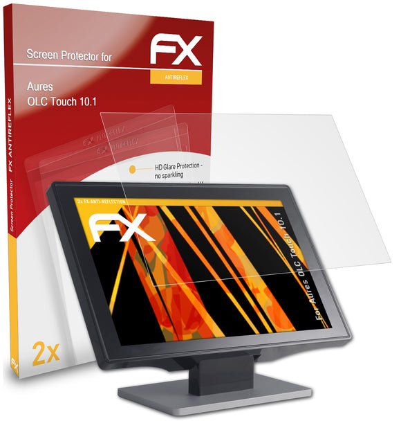 atFoliX FX-Antireflex Displayschutzfolie für Aures OLC Touch 10.1