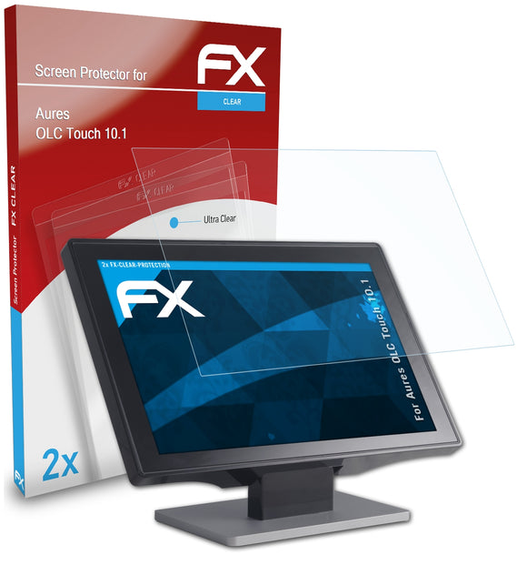 atFoliX FX-Clear Schutzfolie für Aures OLC Touch 10.1