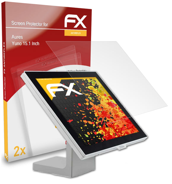 atFoliX FX-Antireflex Displayschutzfolie für Aures Yuno (15.1 Inch)