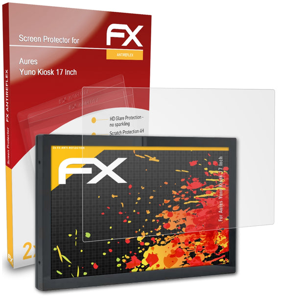 atFoliX FX-Antireflex Displayschutzfolie für Aures Yuno Kiosk (17 Inch)
