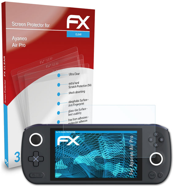 atFoliX FX-Clear Schutzfolie für Ayaneo Air Pro