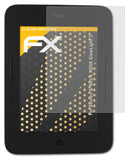 Panzerfolie atFoliX kompatibel mit Barnes & Noble NOOK GlowLight 3, entspiegelnde und stoßdämpfende FX (2X)
