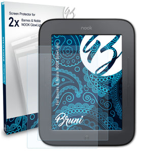 Bruni Basics-Clear Displayschutzfolie für Barnes & Noble NOOK GlowLight