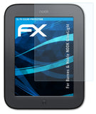 atFoliX Schutzfolie kompatibel mit Barnes & Noble NOOK GlowLight, ultraklare FX Folie (2X)
