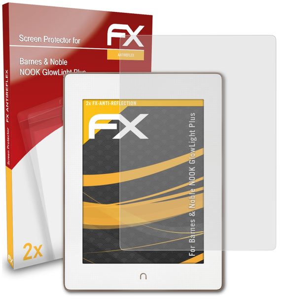 atFoliX FX-Antireflex Displayschutzfolie für Barnes & Noble NOOK GlowLight Plus