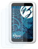 Schutzfolie Bruni kompatibel mit Barnes & Noble NOOK HD 7 Inch, glasklare (2X)
