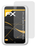 Panzerfolie atFoliX kompatibel mit Barnes & Noble NOOK HD 7 Inch, entspiegelnde und stoßdämpfende FX (2X)