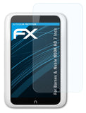Schutzfolie atFoliX kompatibel mit Barnes & Noble NOOK HD 7 Inch, ultraklare FX (2X)