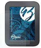 Schutzfolie Bruni kompatibel mit Barnes & Noble NOOK Simple Touch, glasklare (2X)