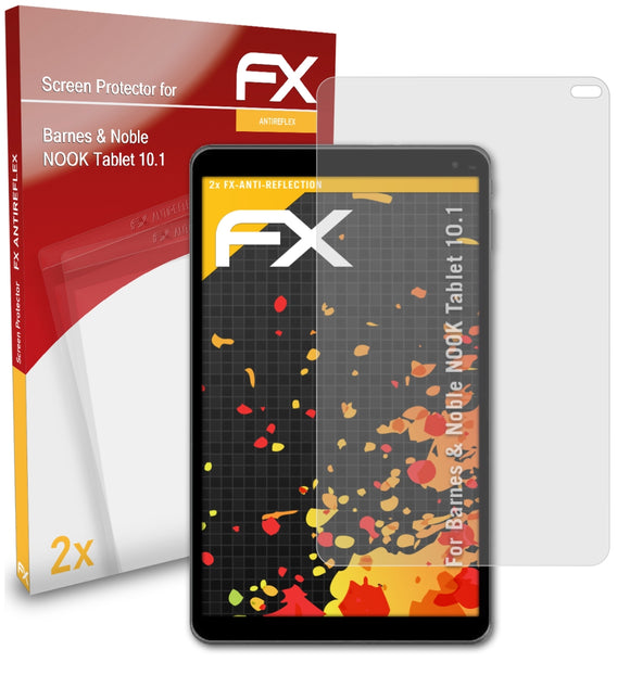 atFoliX FX-Antireflex Displayschutzfolie für Barnes & Noble NOOK Tablet 10.1