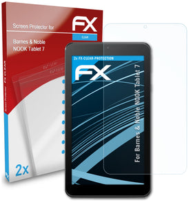 atFoliX FX-Clear Schutzfolie für Barnes & Noble NOOK Tablet 7