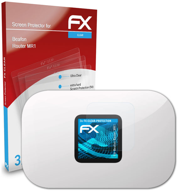atFoliX FX-Clear Schutzfolie für Beafon Router MR1