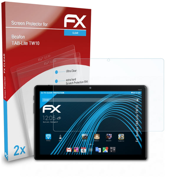 atFoliX FX-Clear Schutzfolie für Beafon TAB-Lite TW10