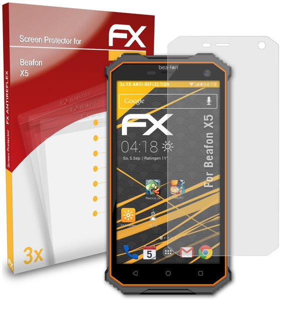 atFoliX FX-Antireflex Displayschutzfolie für Beafon X5