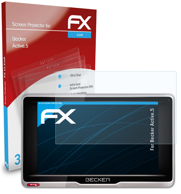 atFoliX FX-Clear Schutzfolie für Becker Active.5