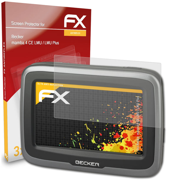 atFoliX FX-Antireflex Displayschutzfolie für Becker mamba.4 (CE LMU / LMU Plus)
