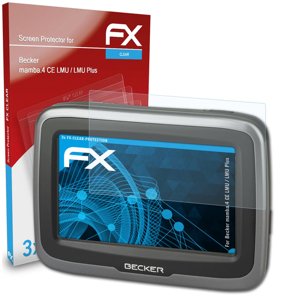 atFoliX FX-Clear Schutzfolie für Becker mamba.4 (CE LMU / LMU Plus)