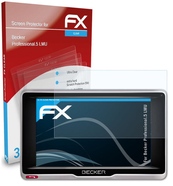 atFoliX FX-Clear Schutzfolie für Becker Professional.5 LMU