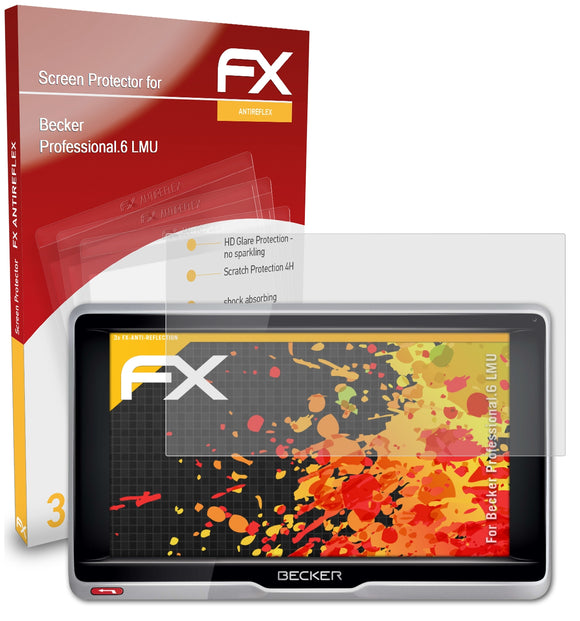 atFoliX FX-Antireflex Displayschutzfolie für Becker Professional.6 LMU