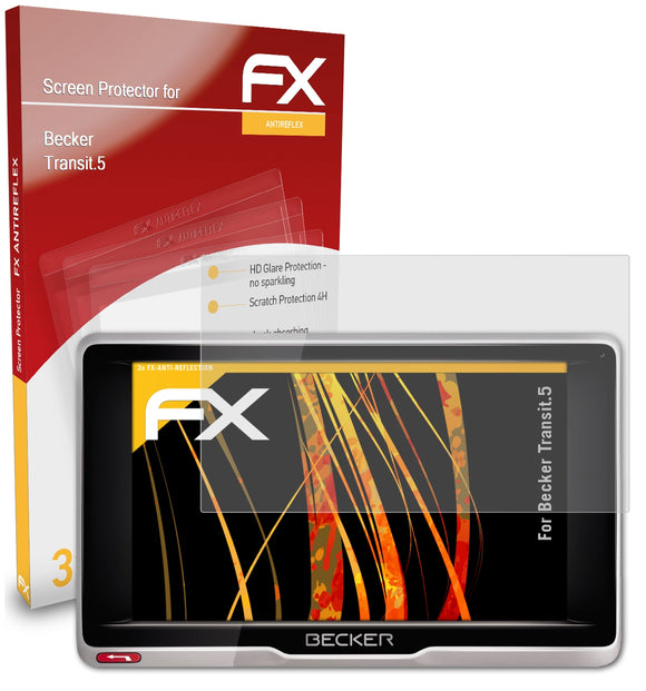 atFoliX FX-Antireflex Displayschutzfolie für Becker Transit.5